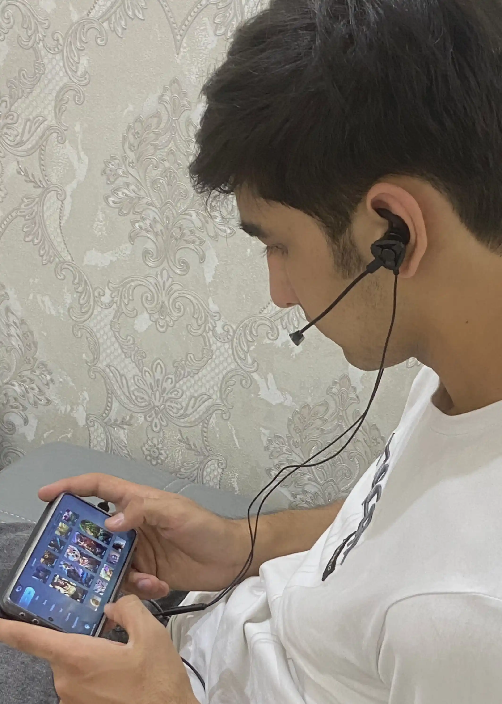 O'yin uchun quloqchinlar, noutbuk va telefon uchun simli quloqchinlar G108