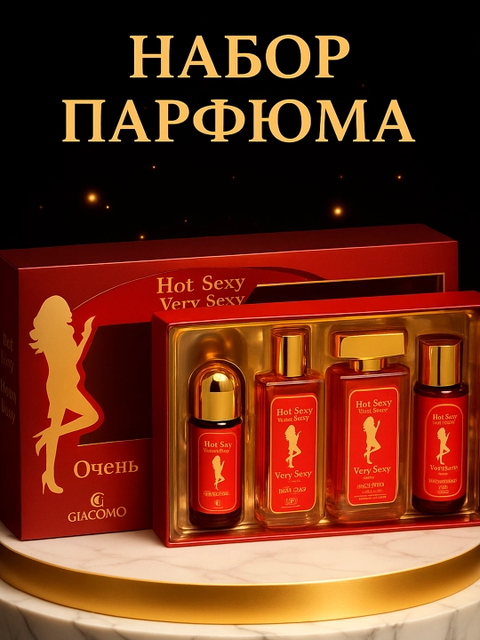 Atirlar to‘plami Hot Sxy Very Sxy (GIACOMO) - 