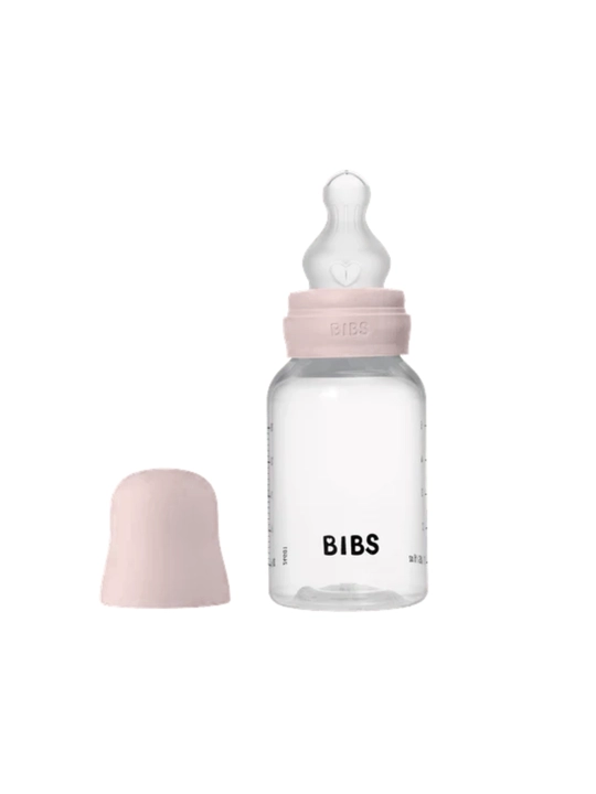 BIBS Baby Bottle 150 ml, Slow Flow, Anti-Kolik – Blush (Lateks), Sage & Ivory (Silikon)