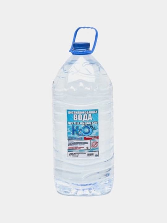 10-1000 litrlik 100% distillangan texnik suv – avtomobil, akvarium va namlagichlar uchun - 