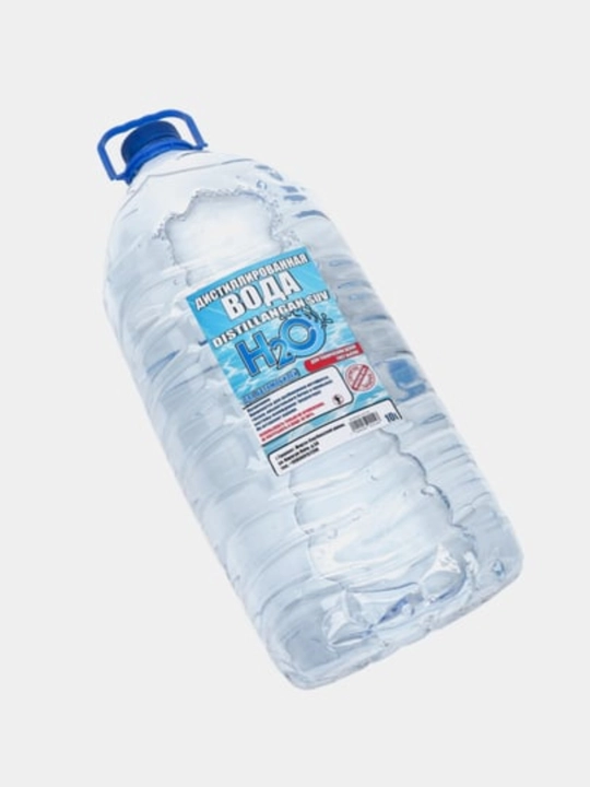10-1000 litrlik 100% distillangan texnik suv – avtomobil, akvarium va namlagichlar uchun