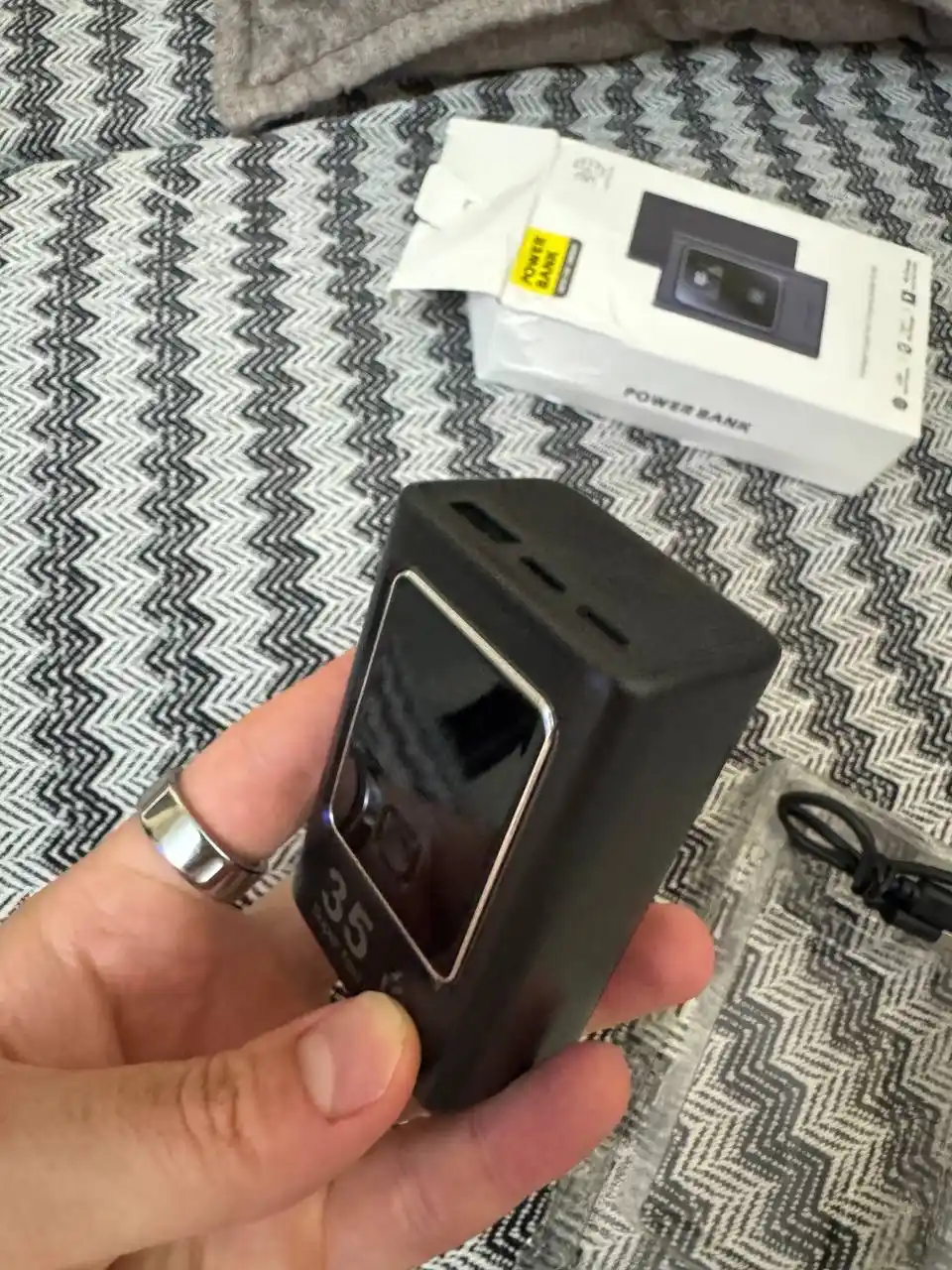 Power Bank tez zaryadlovchi bilan 10000, 20000 arzon pover bank tashqi akkumulyator