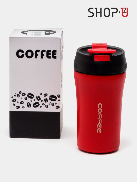 Choy va qahva uchun zanglamaydigan po'latdan tayyorlangan termosli krujka, 520 ml gacha