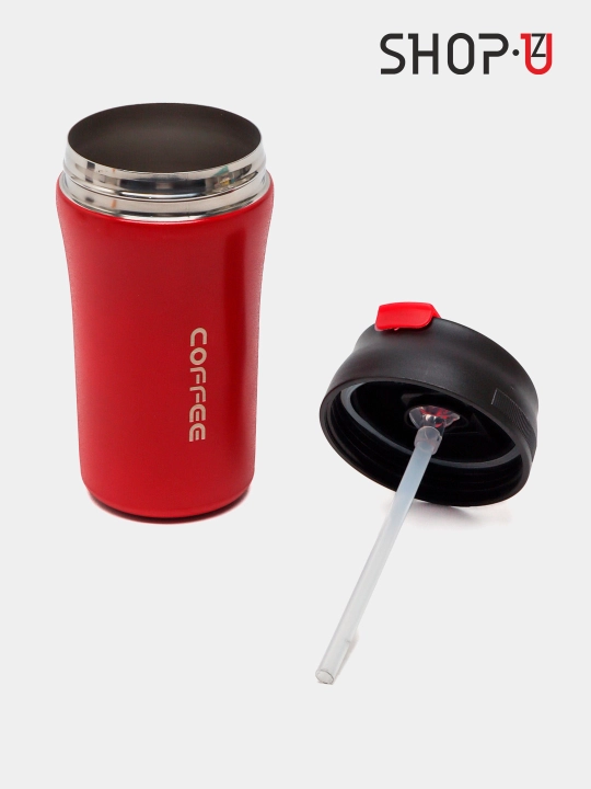 Choy va qahva uchun zanglamaydigan po'latdan tayyorlangan termosli krujka, 520 ml gacha