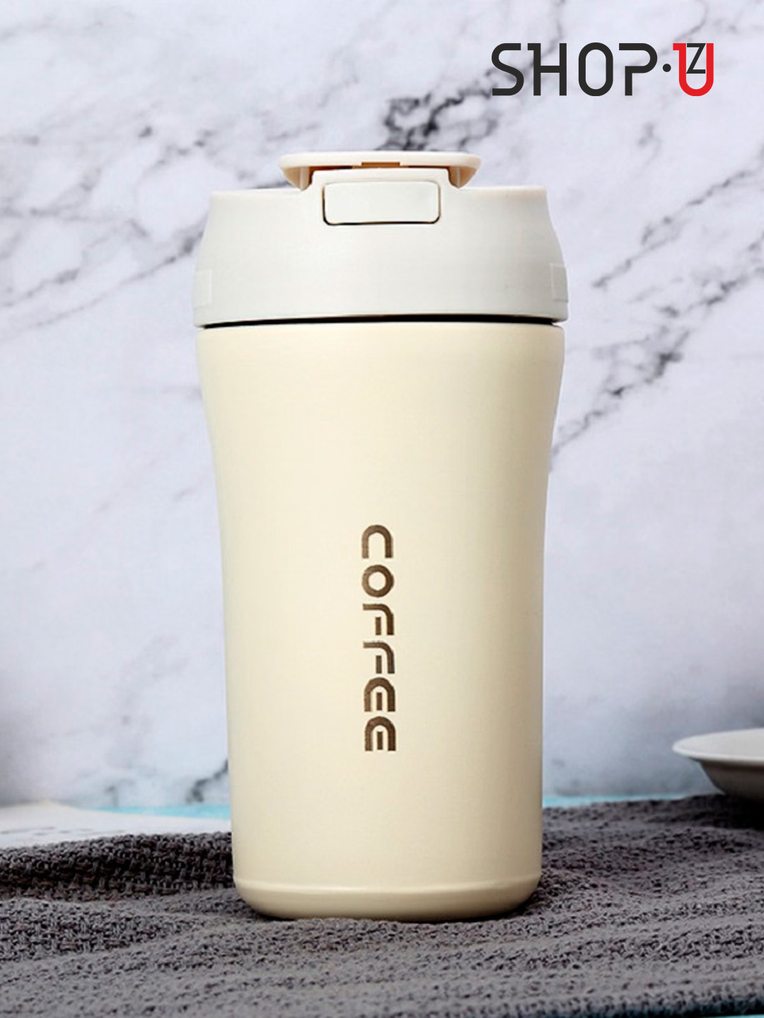 Choy va qahva uchun zanglamaydigan po'latdan tayyorlangan termosli krujka, 520 ml gacha