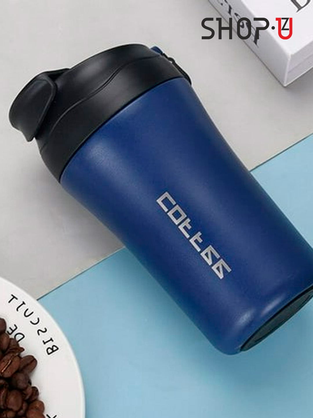 Choy va qahva uchun zanglamaydigan po'latdan tayyorlangan termosli krujka, 520 ml gacha