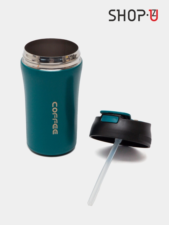Choy va qahva uchun zanglamaydigan po'latdan tayyorlangan termosli krujka, 520 ml gacha