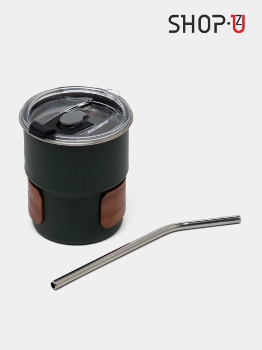 Choy va qahva uchun zanglamaydigan po'latdan tayyorlangan termosli krujka, 520 ml gacha