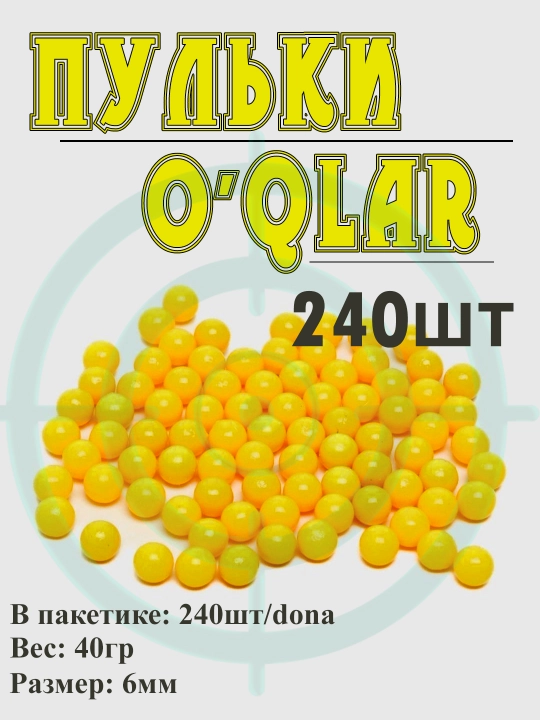 To‘pponcha uchun plastik patronlar, 6 mm - 