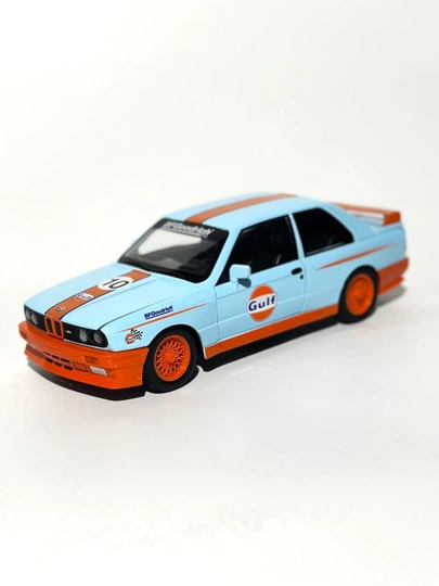 Металлическая игрушечная машинка Mercedes-Benz AMG 6.3, Nissan Skyline, "Jinlifang" 1:24 — KIDZTOY-METAL3-ЗЕЛЕН