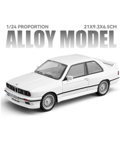 Металлическая игрушечная машинка Mercedes-Benz AMG 6.3, Nissan Skyline, "Jinlifang" 1:24 — KIDZTOY-METAL3-КОРАЛЛ