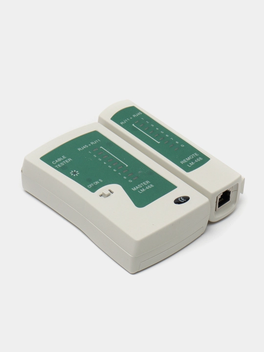 Tester LAN tarmoq kabelini tekshirish uchun RJ45 and RJ11