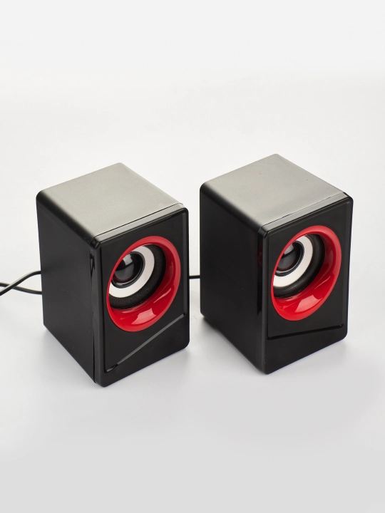 Колонки Mini USB для компьютера, ноутбука, DVD плеера, система 2.0, питание от USB 