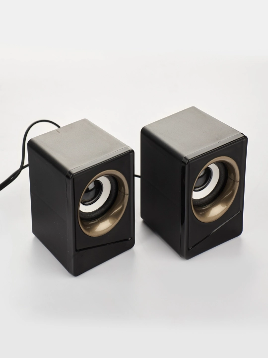 Колонки Mini USB для компьютера, ноутбука, DVD плеера, система 2.0, питание от USB 