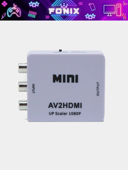HDMI-dan AV-ga va AV-dan HDMI-ga konvertor - yuqori sifatli video uchun universal adapter