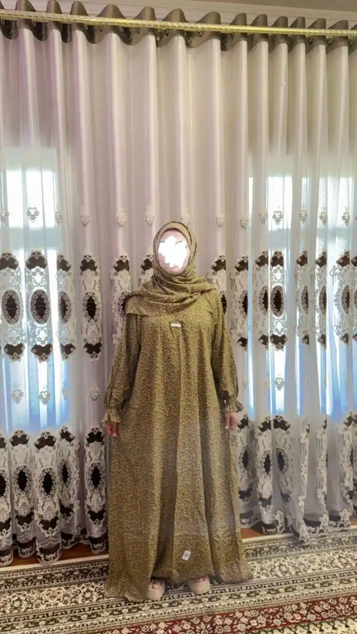 Ayollar uchun xijob kiyimlari - belmando paplin matosi baxor yoz kuz oylari  uchun abaya
