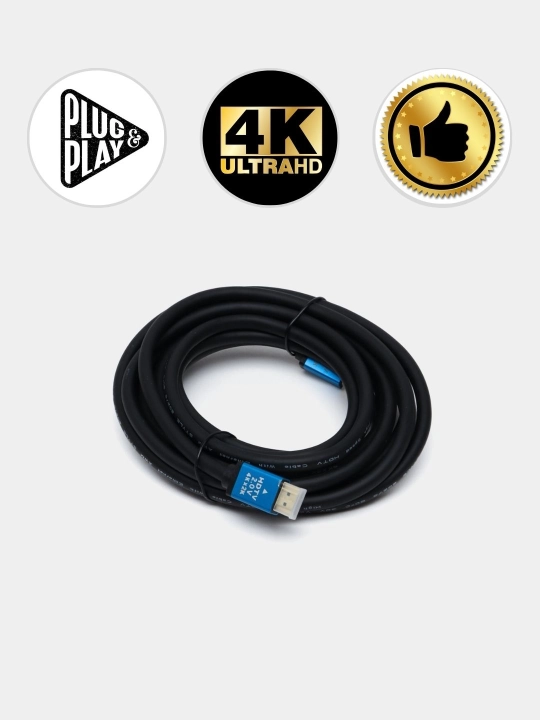 HDMI kabeli 4K/8K - 1,5 m, 5 m, 10 m, 15 m, 20 m - aniq va yorqin tasvir uchun