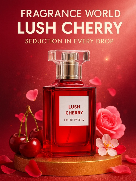 Fragrance World Lush Cherry 100 мл — унисекс парфюм с вишнёй и цветами - 