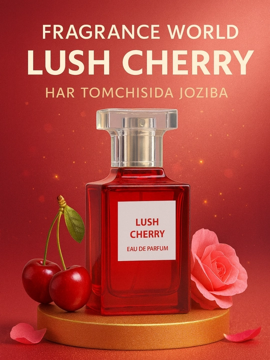 Fragrance World Lush Cherry 100 мл — унисекс парфюм с вишнёй и цветами