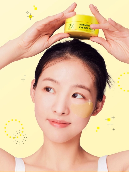 Гидрогелиевые патчи для глаз ,2X Vitamin C Eye Gel Patch
