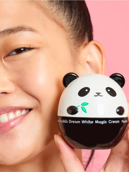 Panda's Dream White Magic yuz kremi 50 ml, yorituvchi tone-up, niatsinamid, seramid