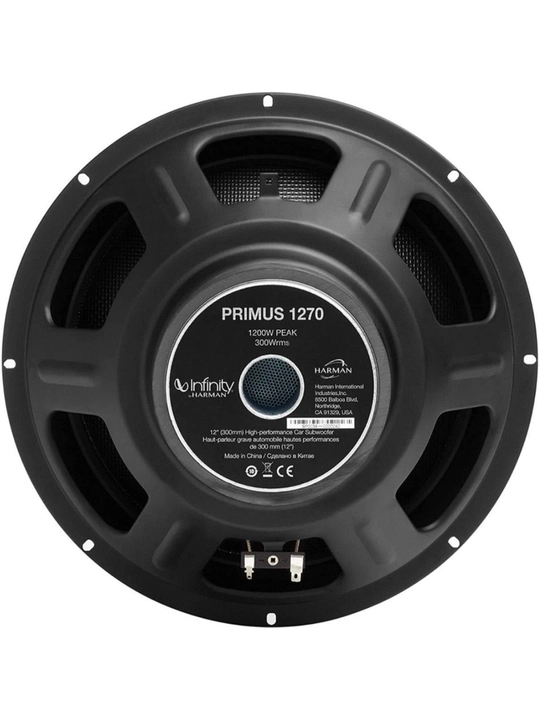 Avtomobil sabvuferi, Primus infinity 1270, 12 dyum, 1200 VT