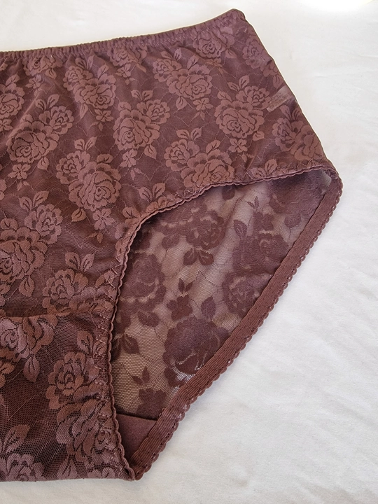 Ayollar uchun yuqori belli va siqish effekti bilan dantel ichki kiyimlar, XL-5XL