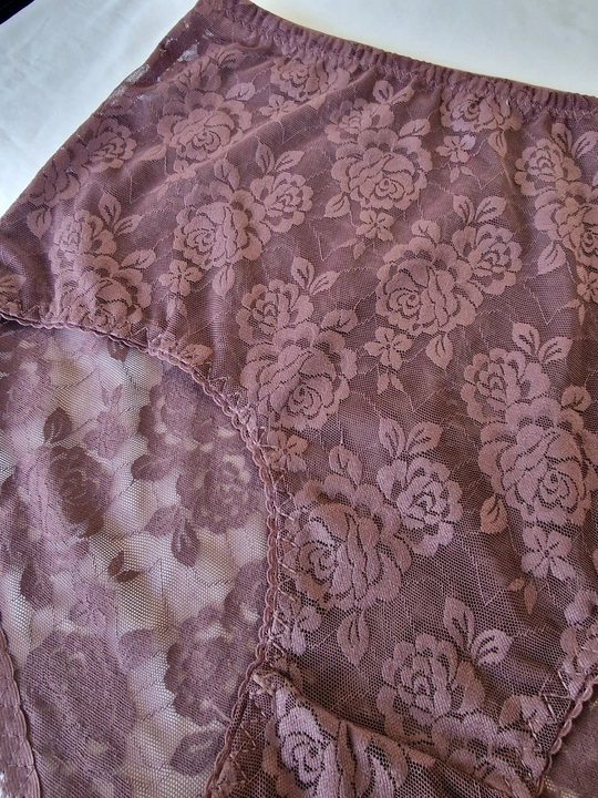 Ayollar uchun yuqori belli va siqish effekti bilan dantel ichki kiyimlar, XL-5XL