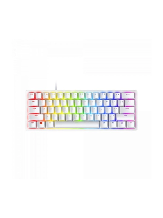 Razer Huntsman Mini Mercury Ed o‘yin mexanik klaviaturasi, RGB, USB