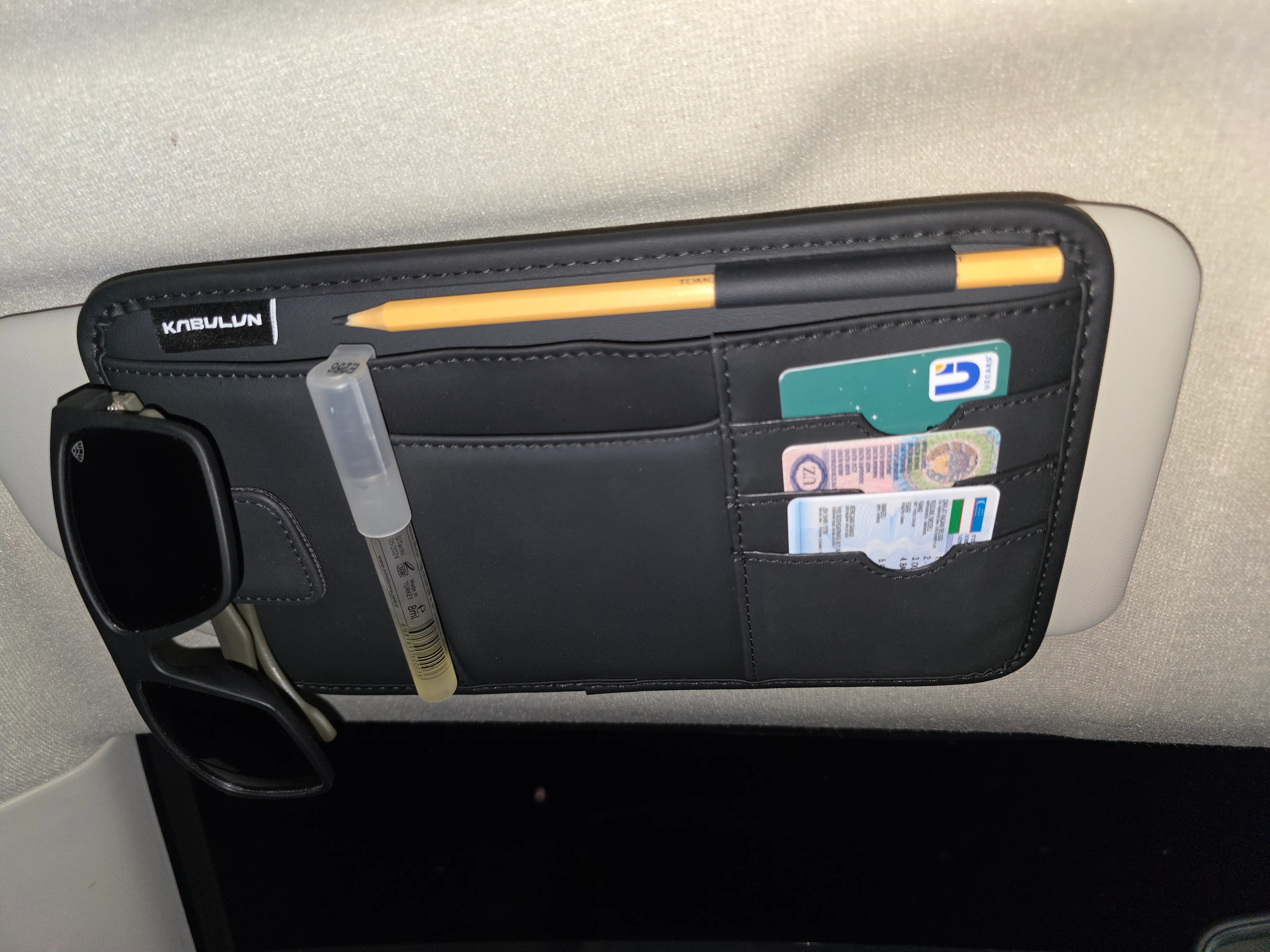 Avtomobil quyosh niqobi ostida organizator, eko-charm