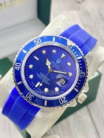 Часы мужские, rolex, наручные, часы, мужские часы — ZENORA-SOATROLEX1-ЛАЗУР