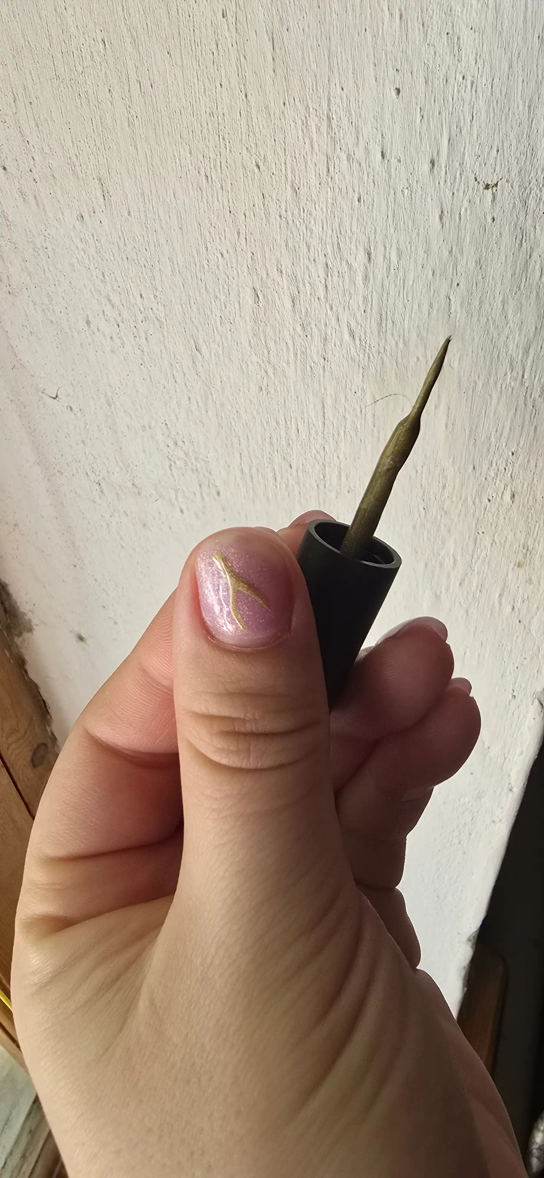 Tirnoq sanati metal chiziqli tirnoq chetini boyash uchun lak 5 ml