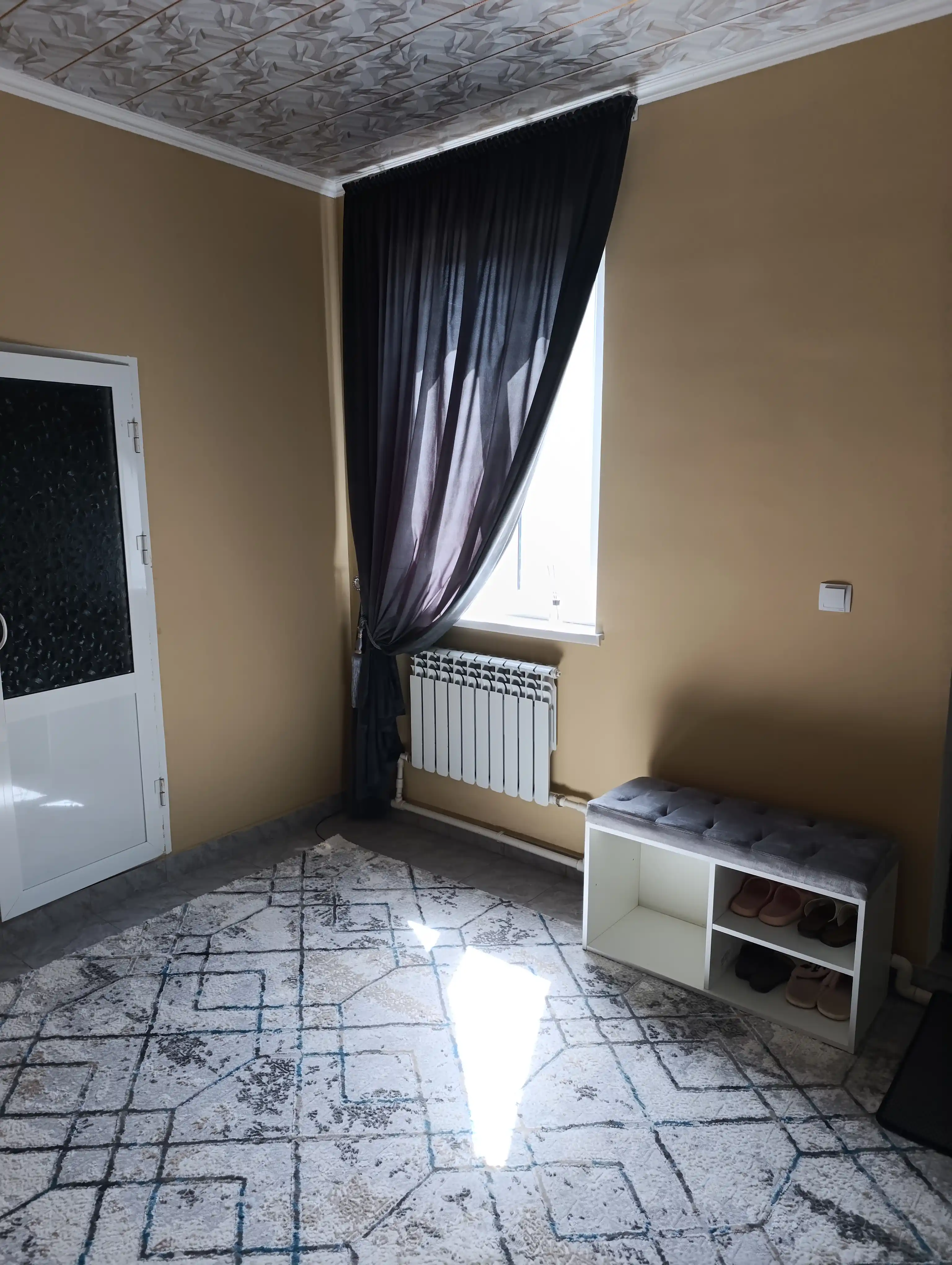 Обувница IVI, в прихожую, тумба, открытая полка для обуви с пуфиком, с сиденьем