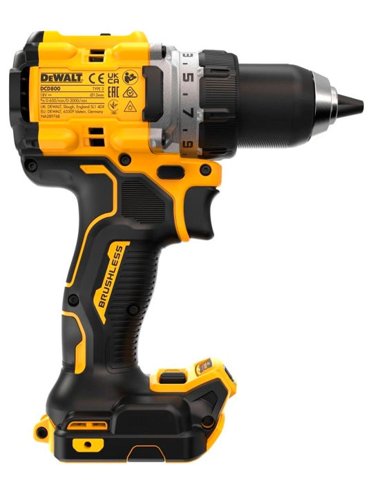 Simsiz burg'ulash drayveri DeWALT DCD800E2T-QW