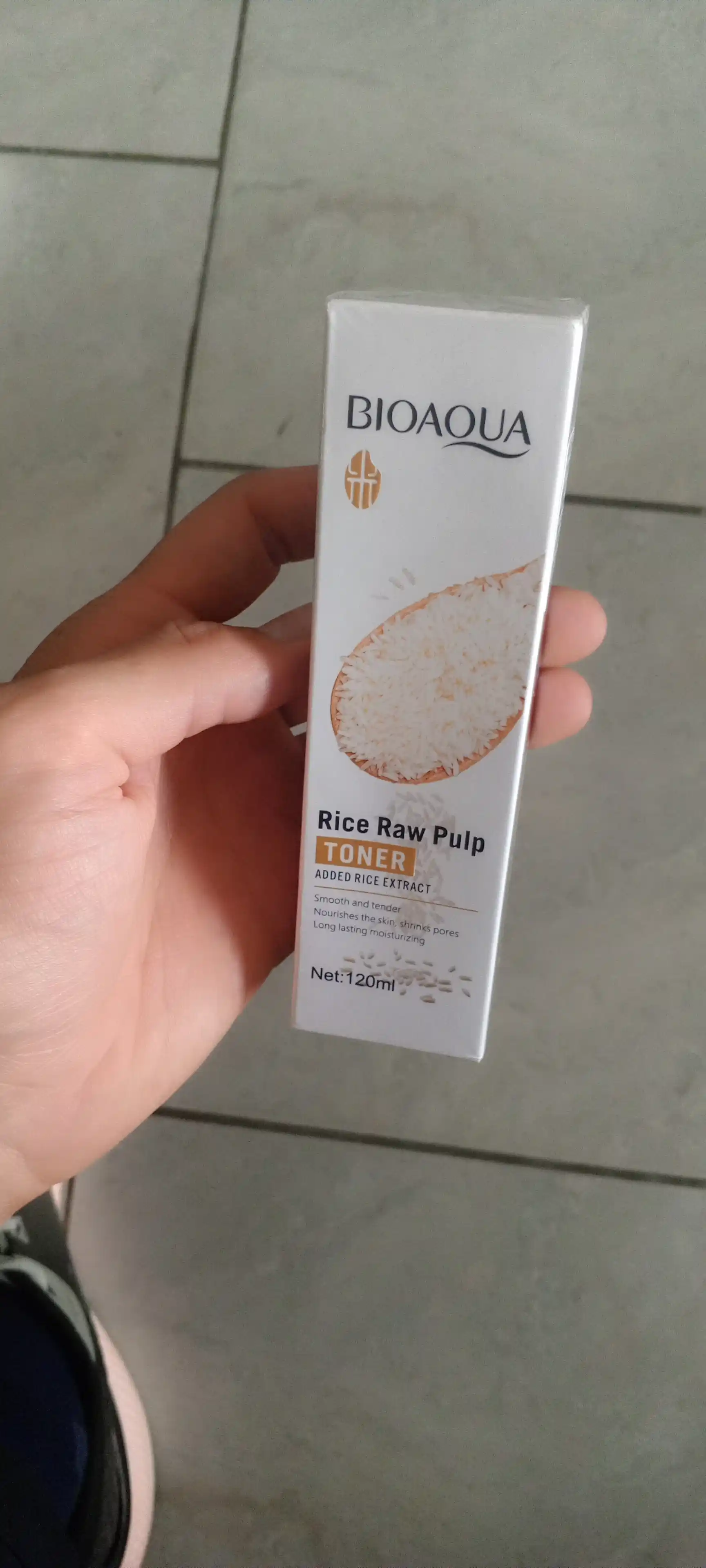 Увлажняющий тонер для лица Bioaqua Rice RAW Pulp, с экстрактом белого риса, 120 мл