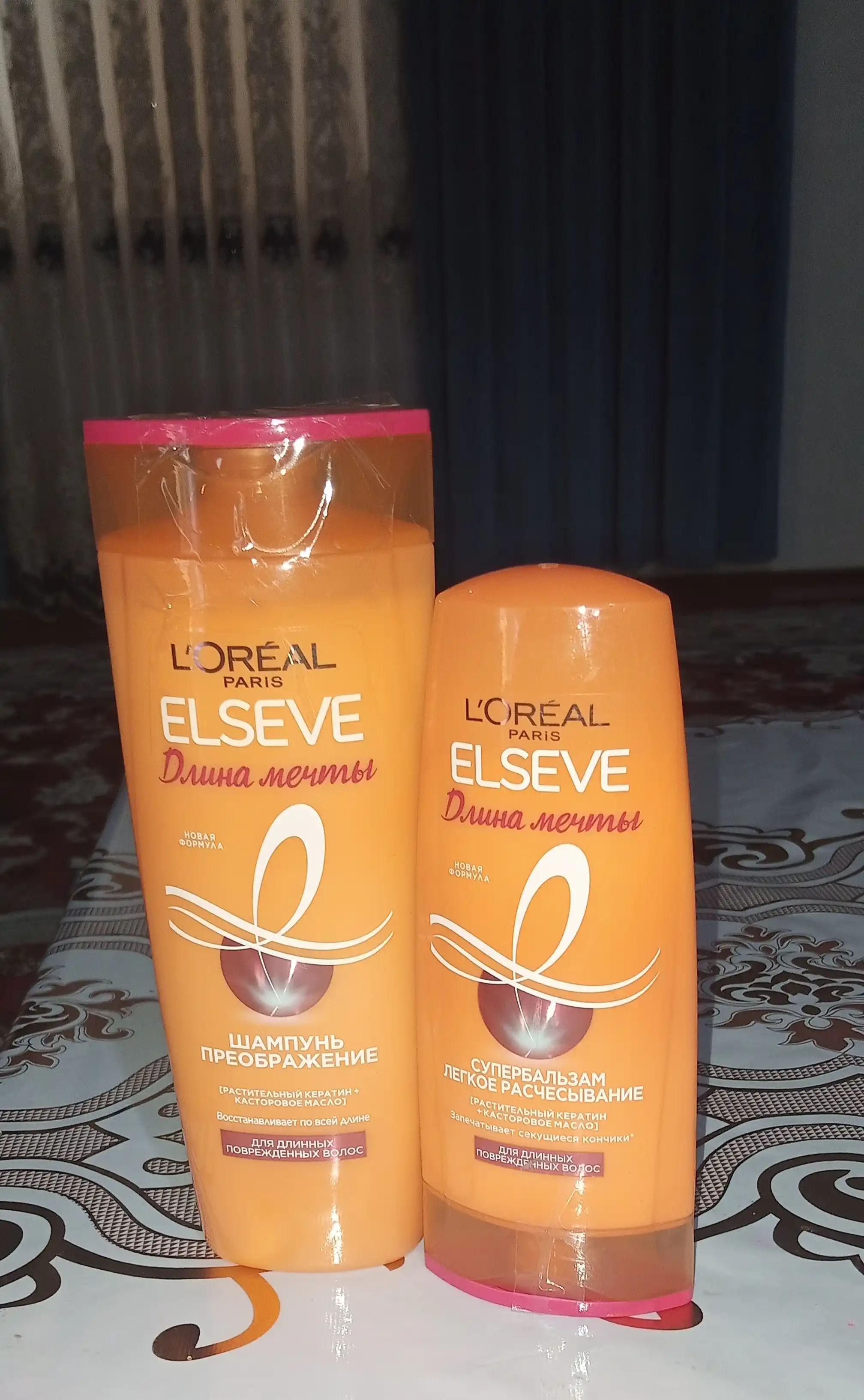 L'Oreal Paris Шампунь Преображение "Elseve, Длина Мечты", с кератином, 400 мл