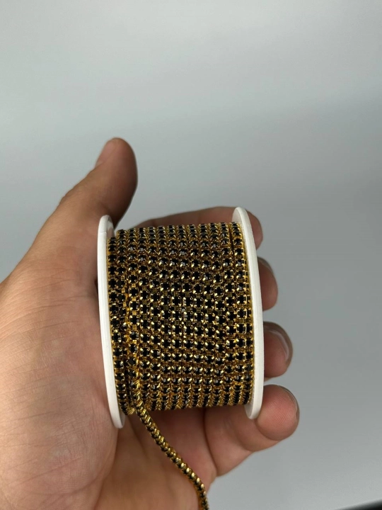 Метровая лента с камнями, для создания различных украшений, 8,5 м