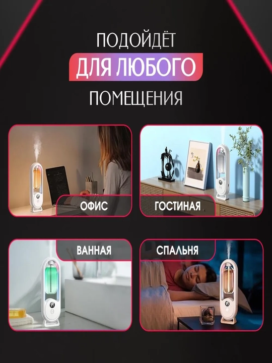 Ultratovushli aromadiffuzor uy va do‘kon, salon uchun mos keladi, avtomatik