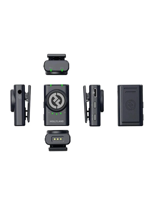 Микрофон петличка Hollyland Lark M2 Combo, для записи звука 40 часов iPhone Android TYPE-C