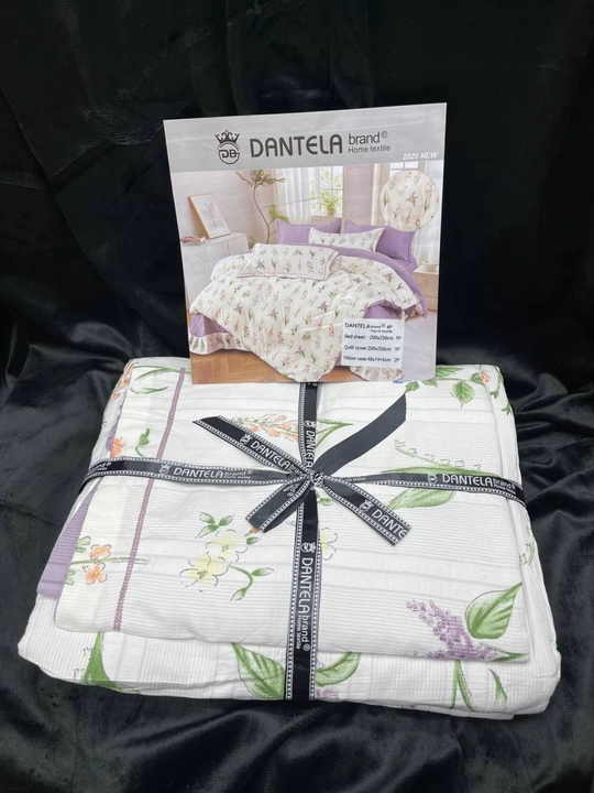Yotoq belyosi, XB Satin Strayp, 4 donalik, paxta 100%, Dantela Vita - 