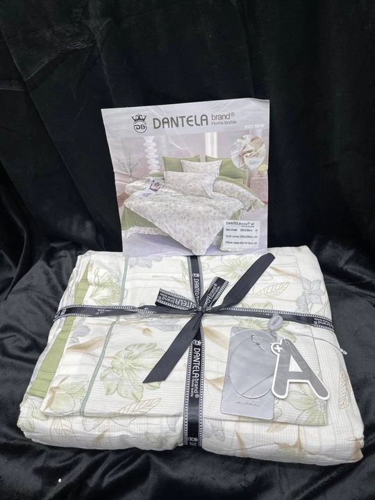 Yotoq belyosi, XB Satin Strayp, 4 donalik, paxta 100%, Dantela Vita - 