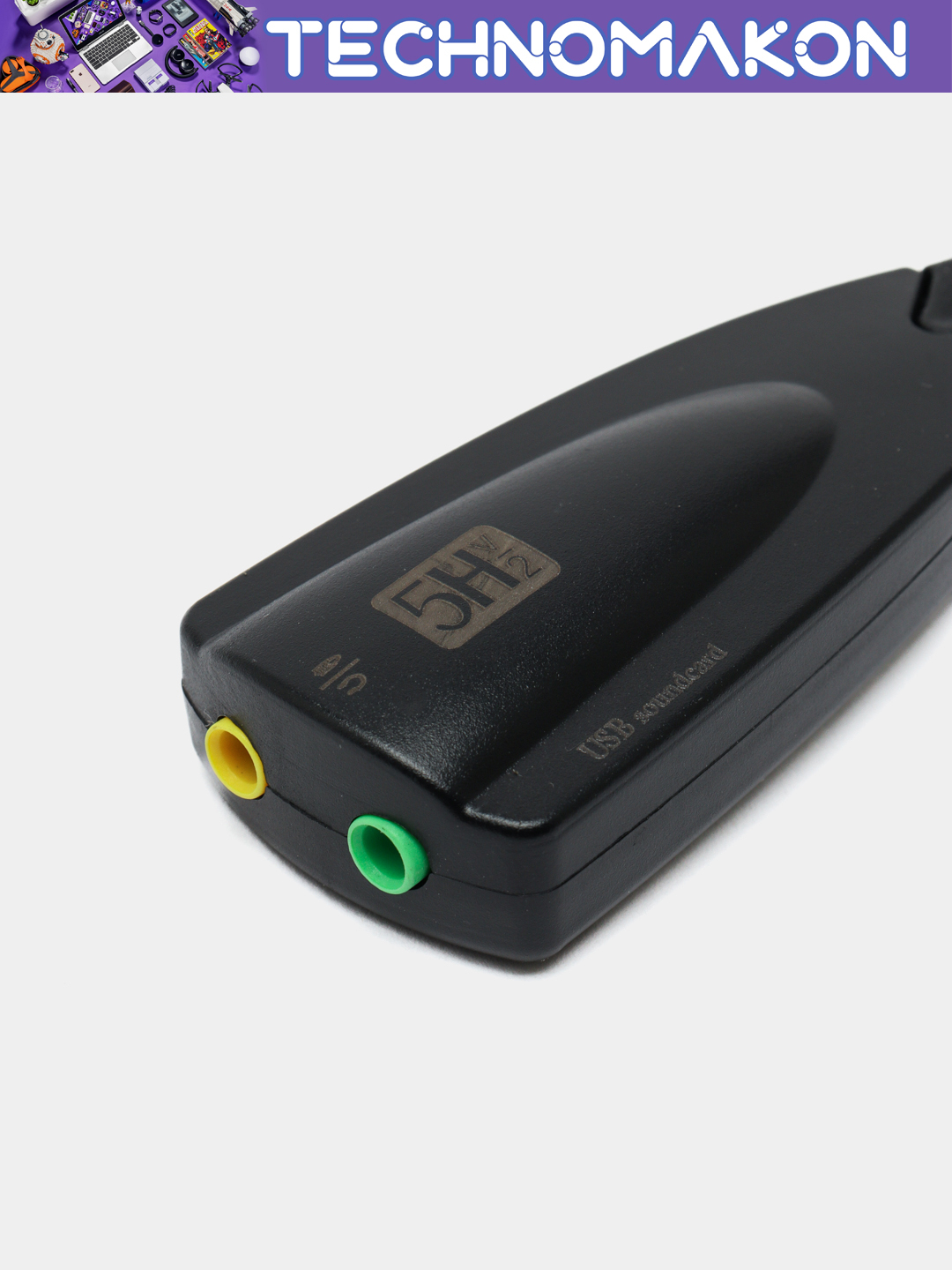 Portativ USB dan audio adapter, usb to audio, 5hv2, tashqi ovoz kartasi, usb 7.1