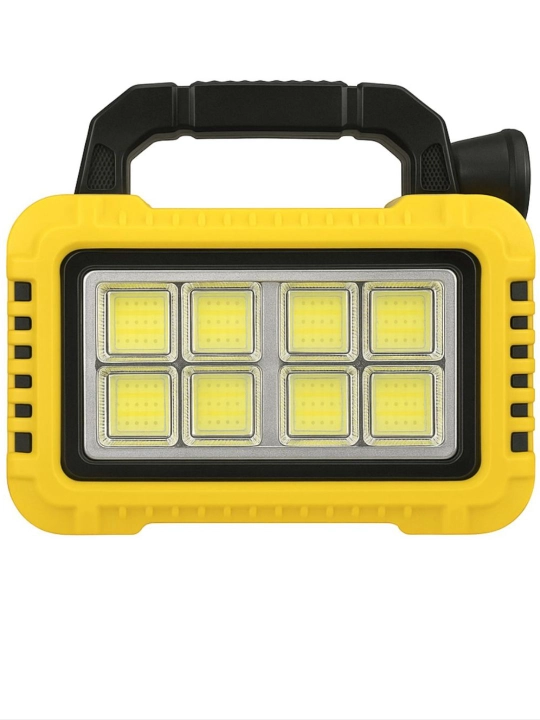 Ko‘p rejimli LED fonarik – USB va quyosh panelli zaryadlash
