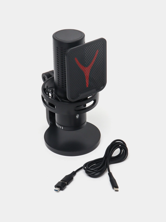 Микрофон игровой для трансляций Yanmai, конденсаторный, студийный, компьютерный