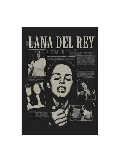 Billy Eilish, Lana Del Rey mini posteri, stiker - 