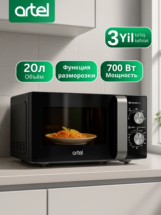 Artel MM20S01 mikroto‘lqinli pechi 700 Vt - 
