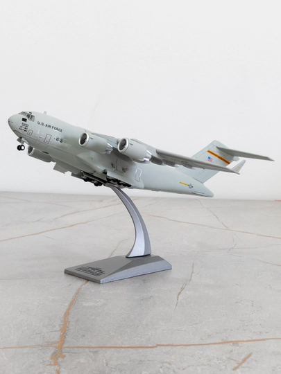 Boeing C-17A Globemaster III samolyoti modeli, AQSH havo kuchlari, 27 sm, metall+plastik - 