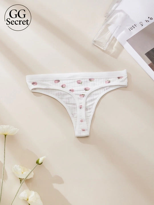 Ayollar paxtali printli string trusiklari GG Secret (Malomerka)
