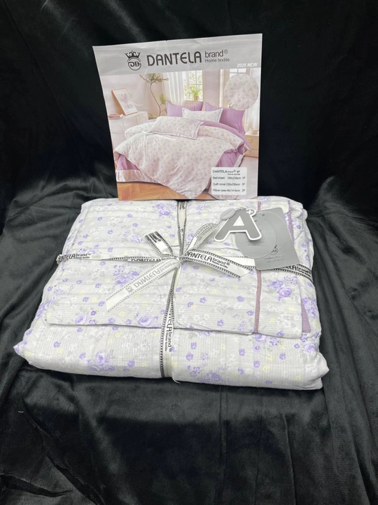 Yotoq belyosi, XB Satin Strayp, 4 donalik, paxta 100%, Dantela Vita - 