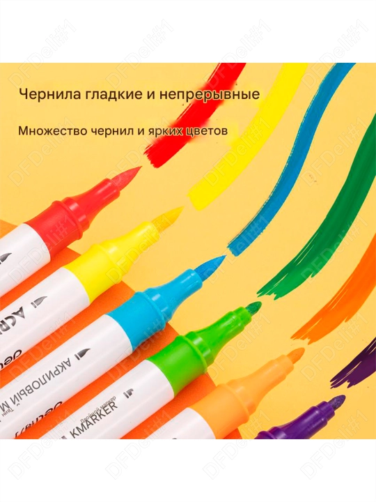 Akril marker, 12 dona HM924-12 Deli, 924-12-HM